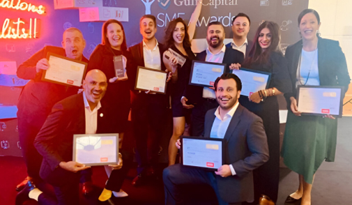 Parisima Talent wins two awards at the Gulf Capital SME Awards 2019